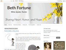 Tablet Screenshot of bethfortune.blogspot.com