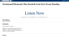Desktop Screenshot of nocturnal-elements.blogspot.com