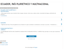 Tablet Screenshot of ecuadorplurietnico.blogspot.com