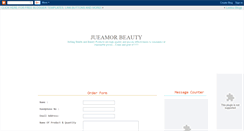 Desktop Screenshot of jueamorbeauty.blogspot.com