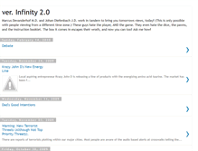 Tablet Screenshot of infinity20.blogspot.com