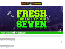 Tablet Screenshot of fresh24seven.blogspot.com