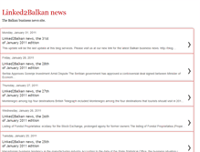 Tablet Screenshot of linked2balkannews.blogspot.com