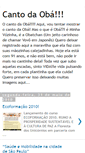 Mobile Screenshot of cantodaoba.blogspot.com