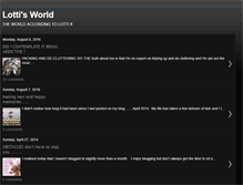 Tablet Screenshot of lottisworld-lotti.blogspot.com