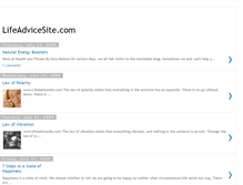Tablet Screenshot of lifeadvicesite.blogspot.com