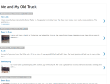 Tablet Screenshot of meandmyoldtruck.blogspot.com