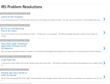 Tablet Screenshot of irsproblems.blogspot.com