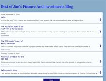 Tablet Screenshot of jimsinvestmentsblog.blogspot.com