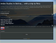 Tablet Screenshot of andesstudies.blogspot.com