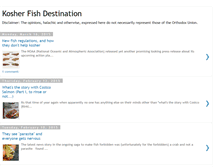 Tablet Screenshot of kosherfish.blogspot.com