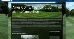 Desktop Screenshot of amesgolfmaintenance.blogspot.com