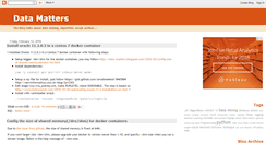 Desktop Screenshot of data-matters.blogspot.com