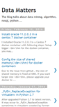 Mobile Screenshot of data-matters.blogspot.com
