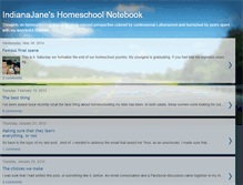 Tablet Screenshot of homeschoolnotebook.blogspot.com