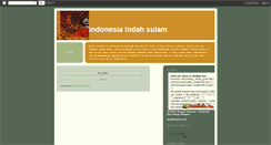 Desktop Screenshot of indonesiaindahsulam.blogspot.com