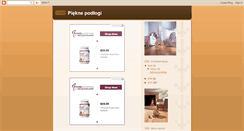 Desktop Screenshot of piekne-podlogi.blogspot.com