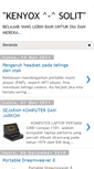 Mobile Screenshot of kenyoxbodoh.blogspot.com