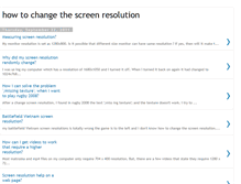 Tablet Screenshot of howtochangethescreenresolution.blogspot.com