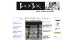 Desktop Screenshot of peculiarbeautyblog.blogspot.com