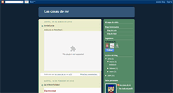 Desktop Screenshot of lascosasdemr.blogspot.com