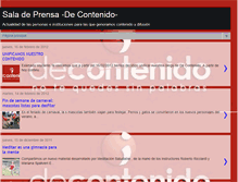 Tablet Screenshot of prensadecontenido.blogspot.com