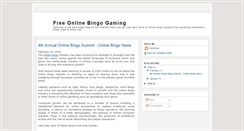 Desktop Screenshot of freeonlinebingogames.blogspot.com