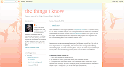 Desktop Screenshot of countingthethingsiknow.blogspot.com