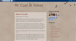 Desktop Screenshot of mrcoolatfolket.blogspot.com