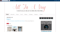 Desktop Screenshot of amyallinaday.blogspot.com