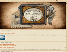 Tablet Screenshot of happybuttonsoap.blogspot.com