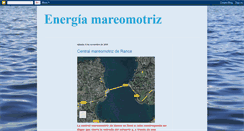 Desktop Screenshot of energia-mareomotriz.blogspot.com