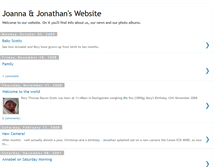 Tablet Screenshot of joannaandjonathan.blogspot.com