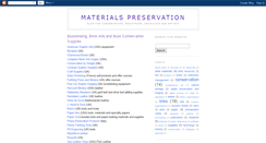 Desktop Screenshot of materialspreservation.blogspot.com
