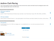 Tablet Screenshot of andrewclarkracing.blogspot.com