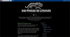 Desktop Screenshot of destigresenafrique.blogspot.com