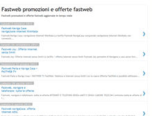 Tablet Screenshot of fastweb-promozioni.blogspot.com