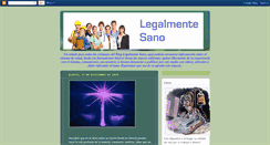 Desktop Screenshot of legalmentesano.blogspot.com