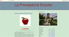 Desktop Screenshot of la-proveeduria-escolar.blogspot.com