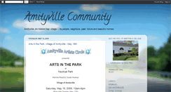 Desktop Screenshot of amityvillecommunity.blogspot.com