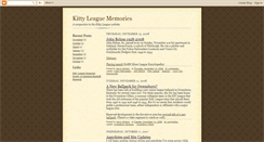 Desktop Screenshot of kittyleague.blogspot.com