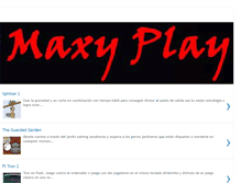 Tablet Screenshot of maxyplay.blogspot.com