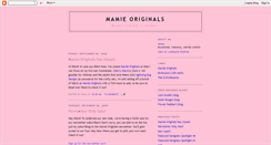 Desktop Screenshot of mamieoriginals.blogspot.com