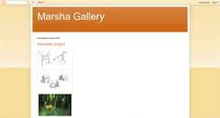 Desktop Screenshot of marshagallery.blogspot.com