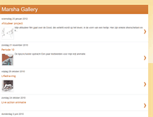 Tablet Screenshot of marshagallery.blogspot.com