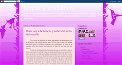 Desktop Screenshot of blogdelamitoteraiebelanieve.blogspot.com