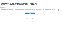 Tablet Screenshot of dreamweaveraromatherapy.blogspot.com