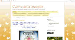 Desktop Screenshot of cultivodelaatencion.blogspot.com