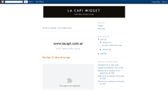Desktop Screenshot of capi-widget.blogspot.com