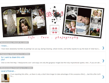 Tablet Screenshot of lifelovephotography.blogspot.com